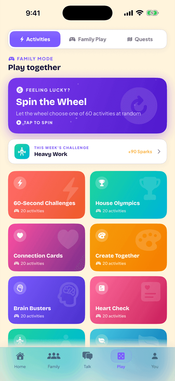PlayPrint: 220+ matched activities