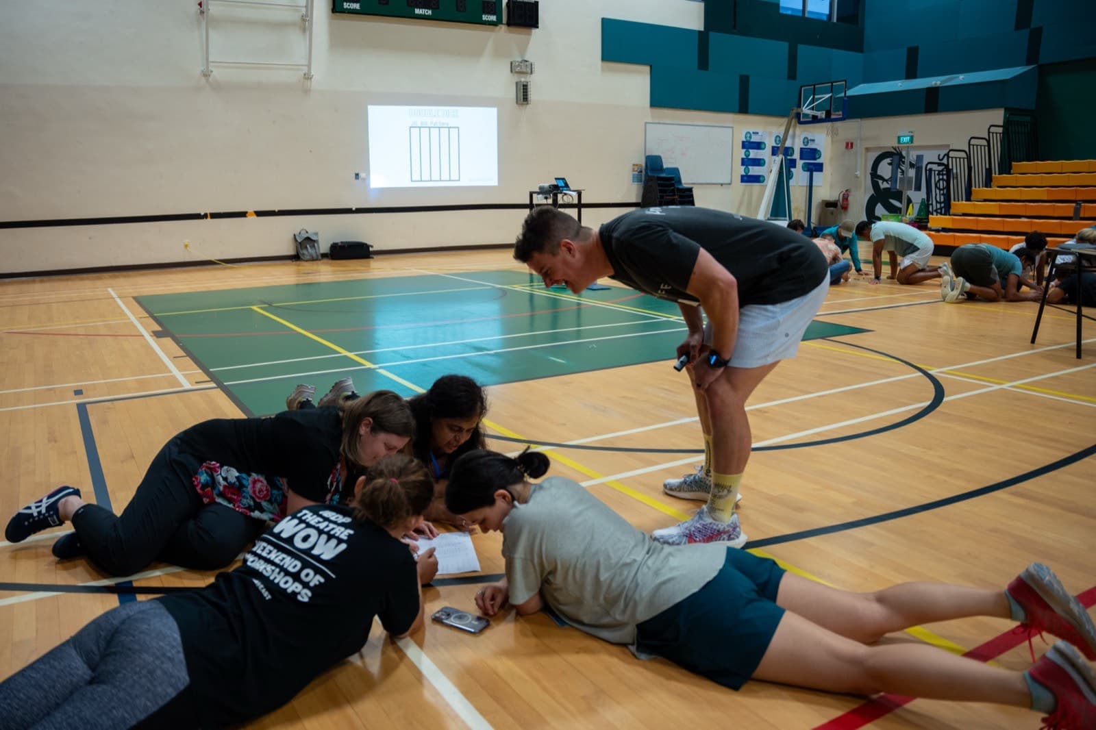 Students in a workshop